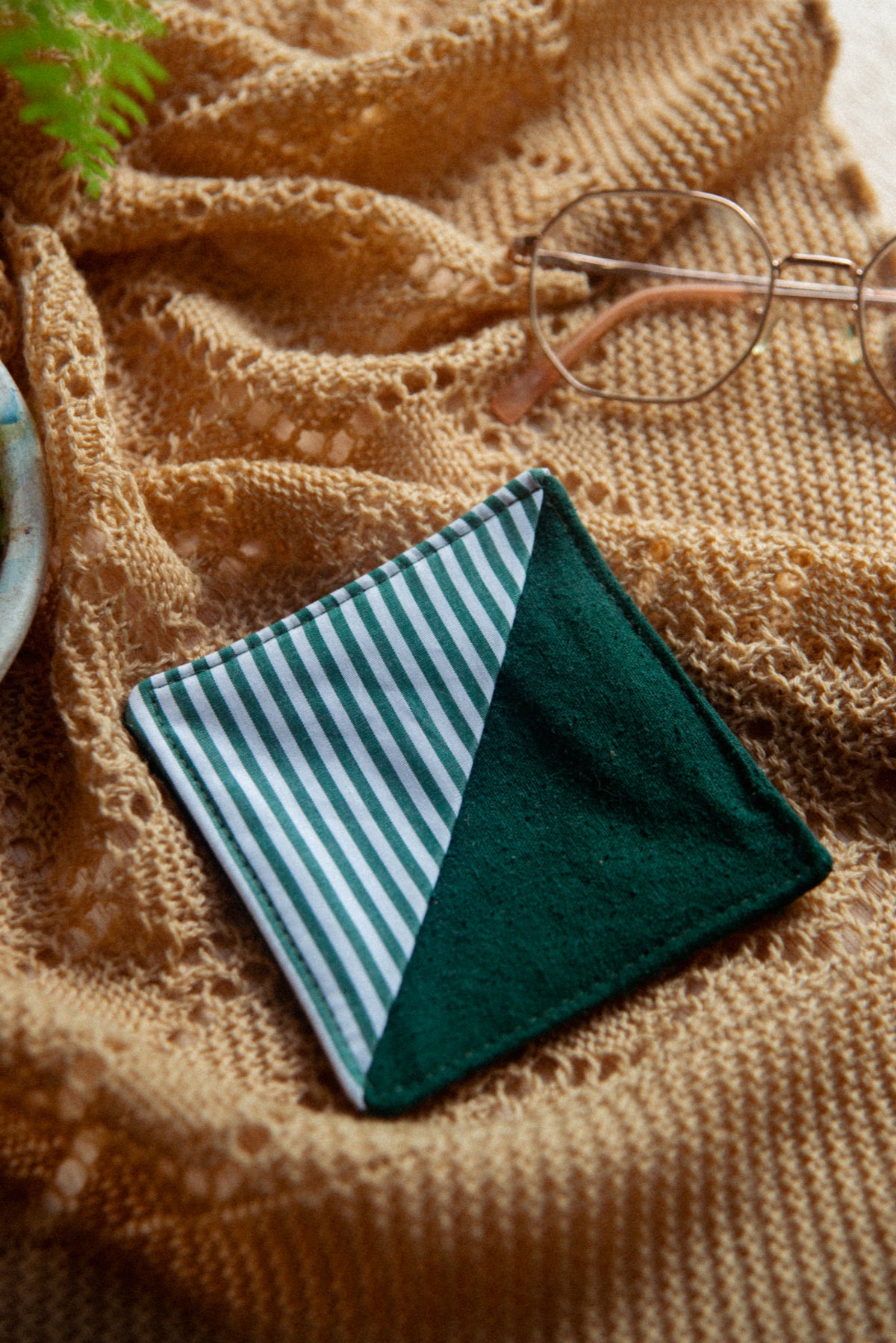 Fabric Bookmark/ Coaster Combo