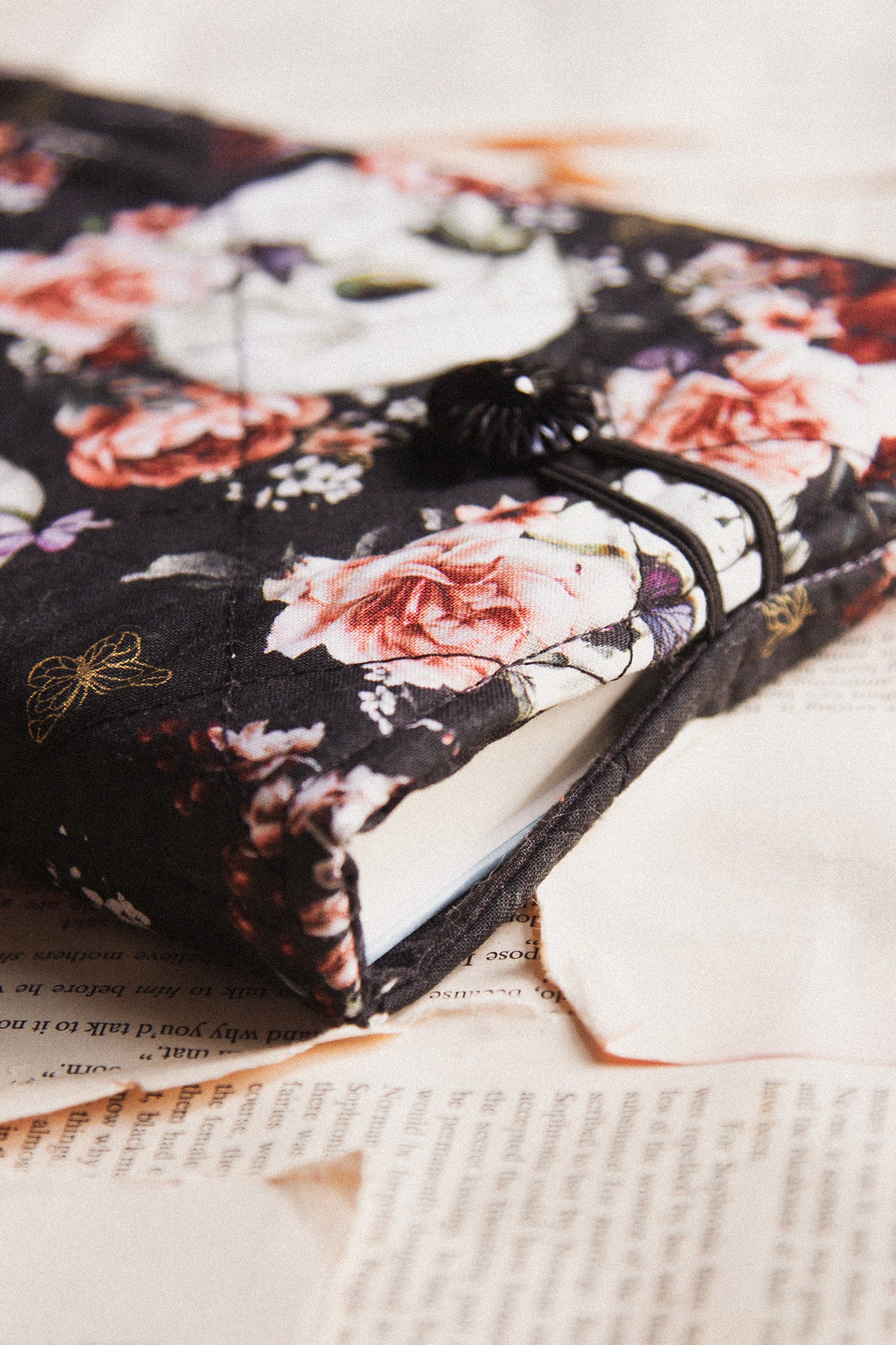 Skulls & Peonies Book Sleeve