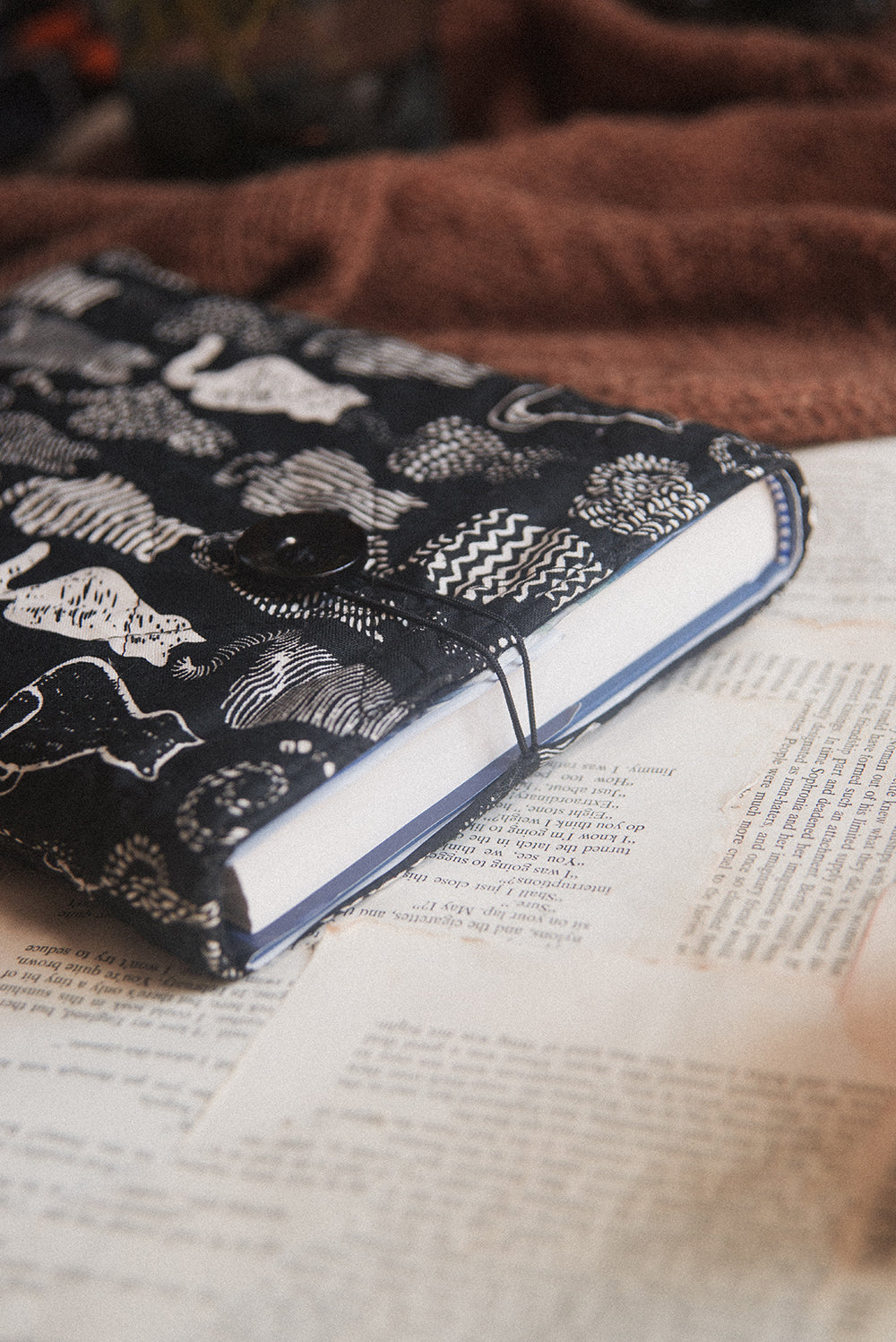 Black & White Cats Book Sleeve