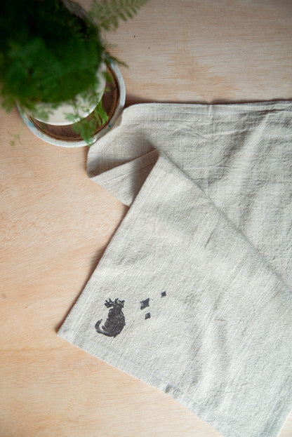 Block Printed Tea Towel