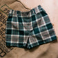 Tartan Wool Chandler Shorts - Medium