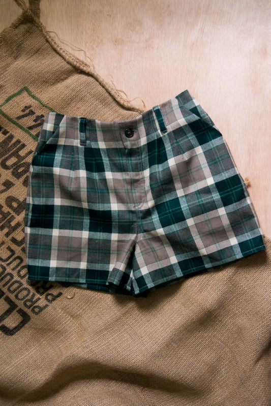 Tartan Wool Chandler Shorts - Medium