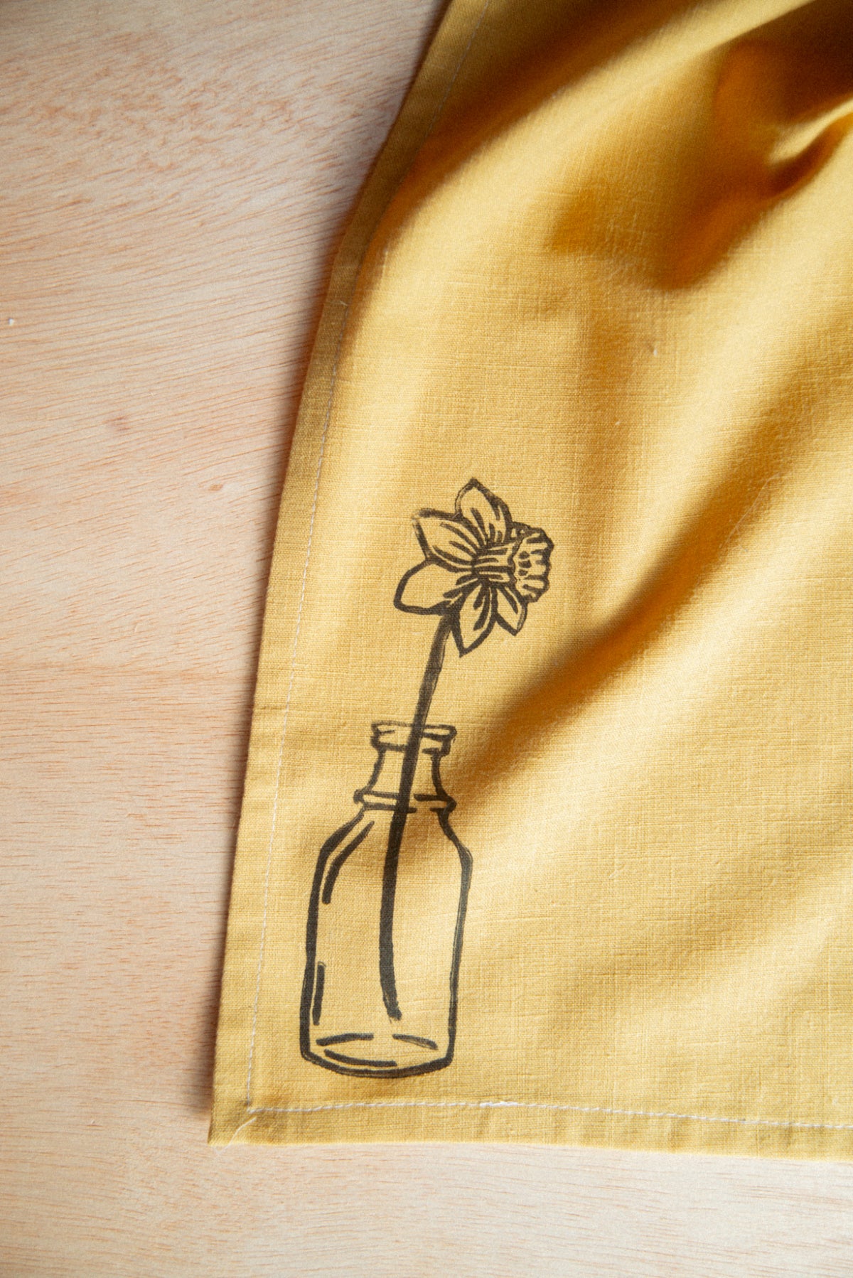 Block Printed Tea Towel