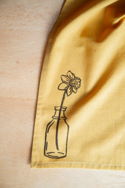 Block Printed Tea Towel