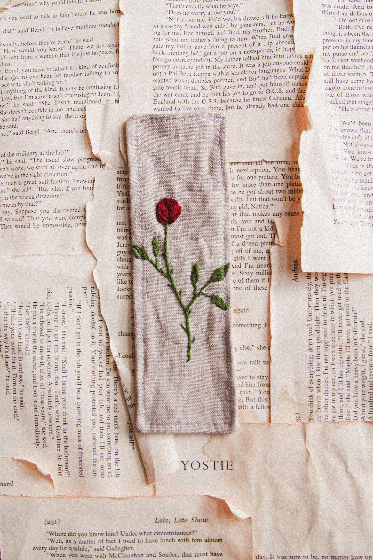 Embroidered Bookmark