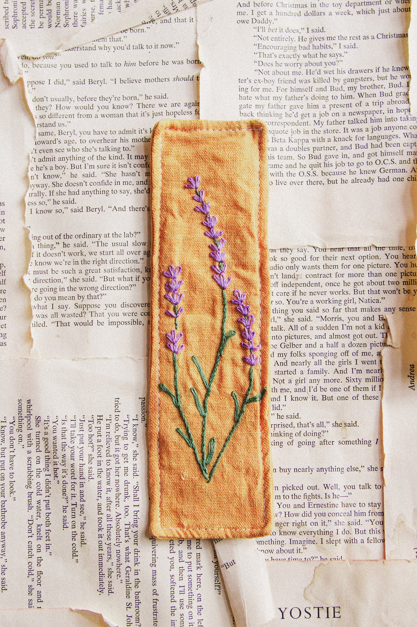 Embroidered Bookmark