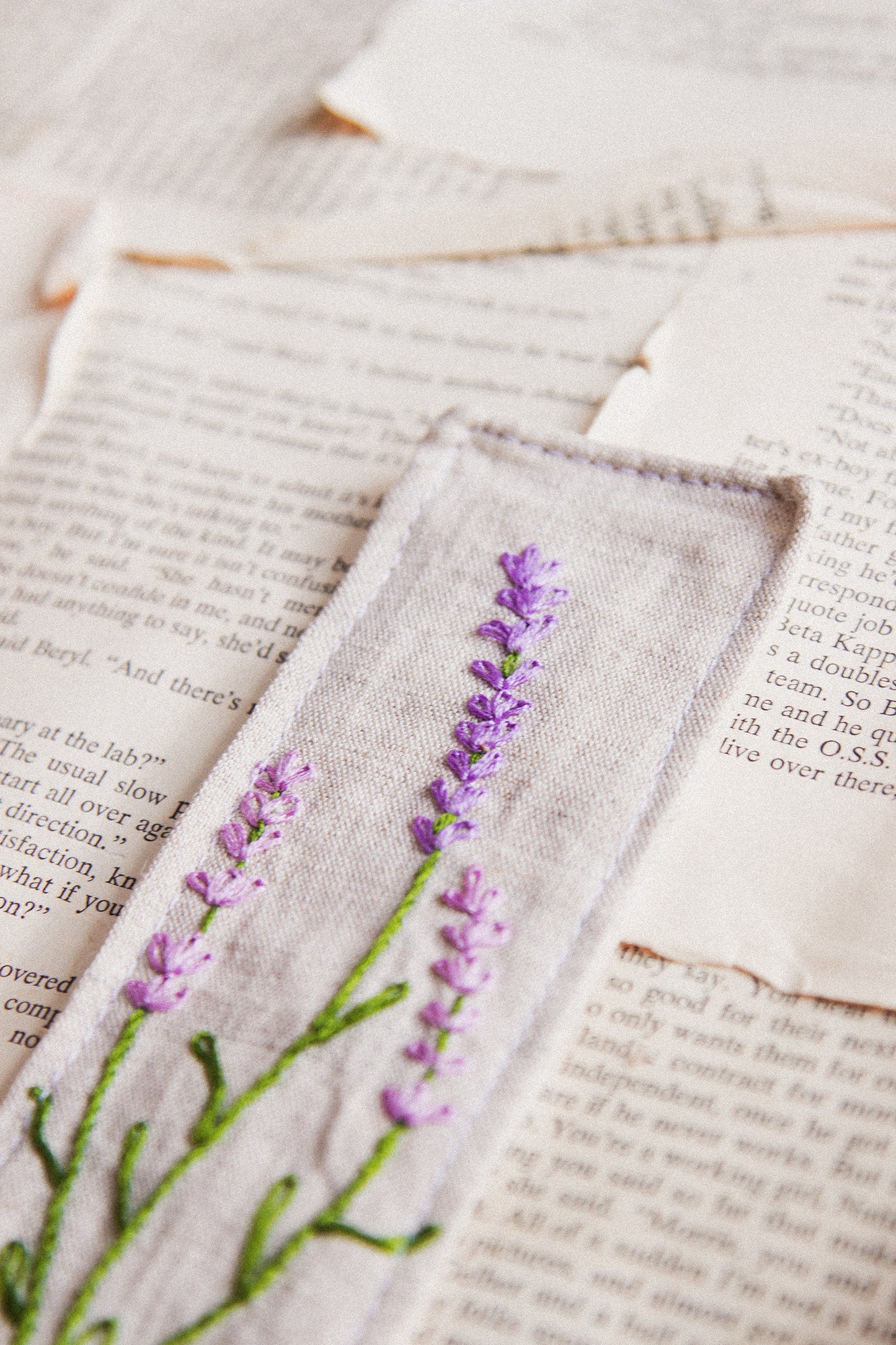 Embroidered Bookmark