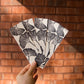 Handmade, Linocut Bookmarks: 2x7