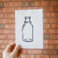 Block Printed Cards on Handmade Paper
