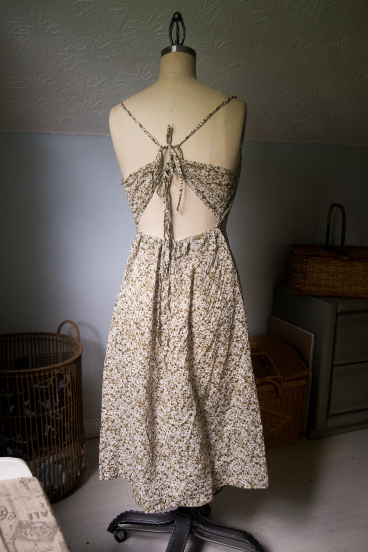 Strappy Lightweight Floral Dress