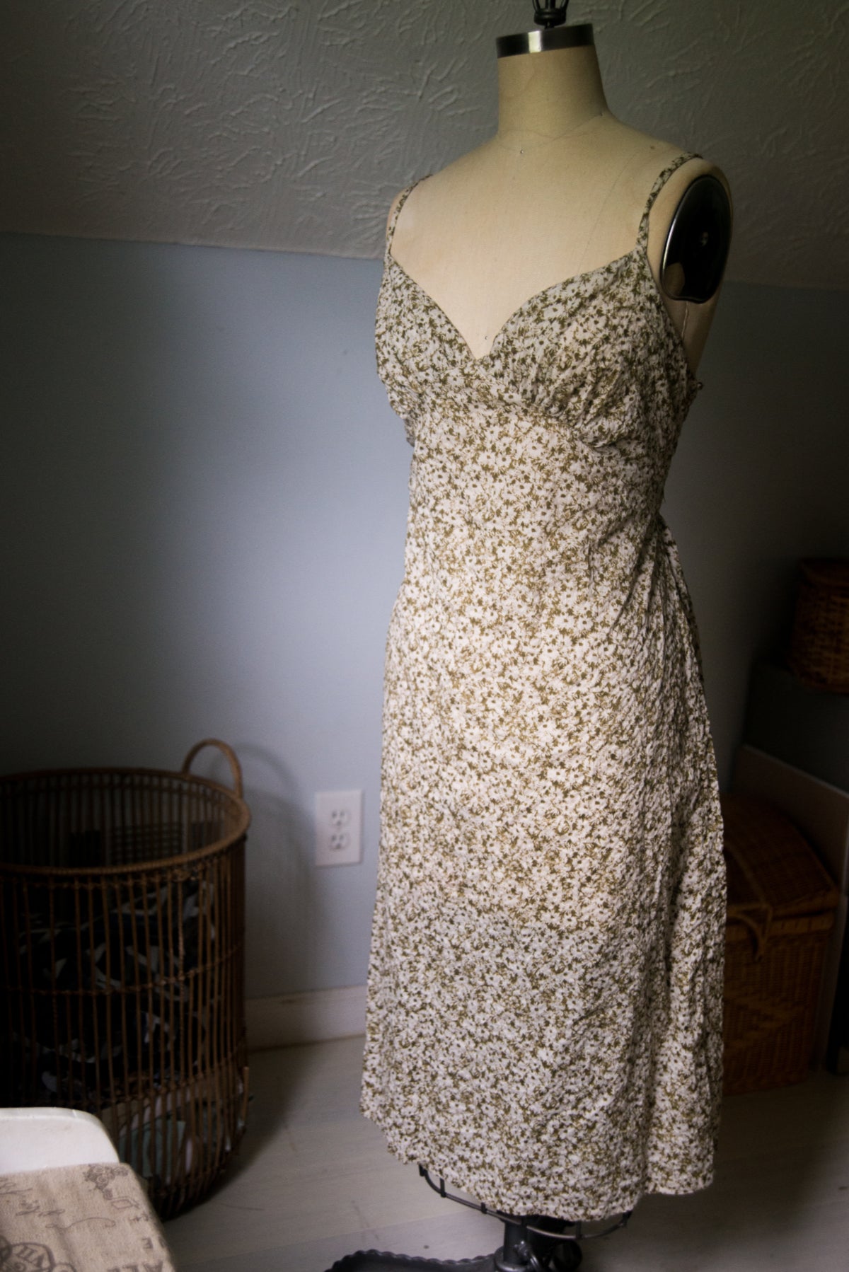 Strappy Lightweight Floral Dress