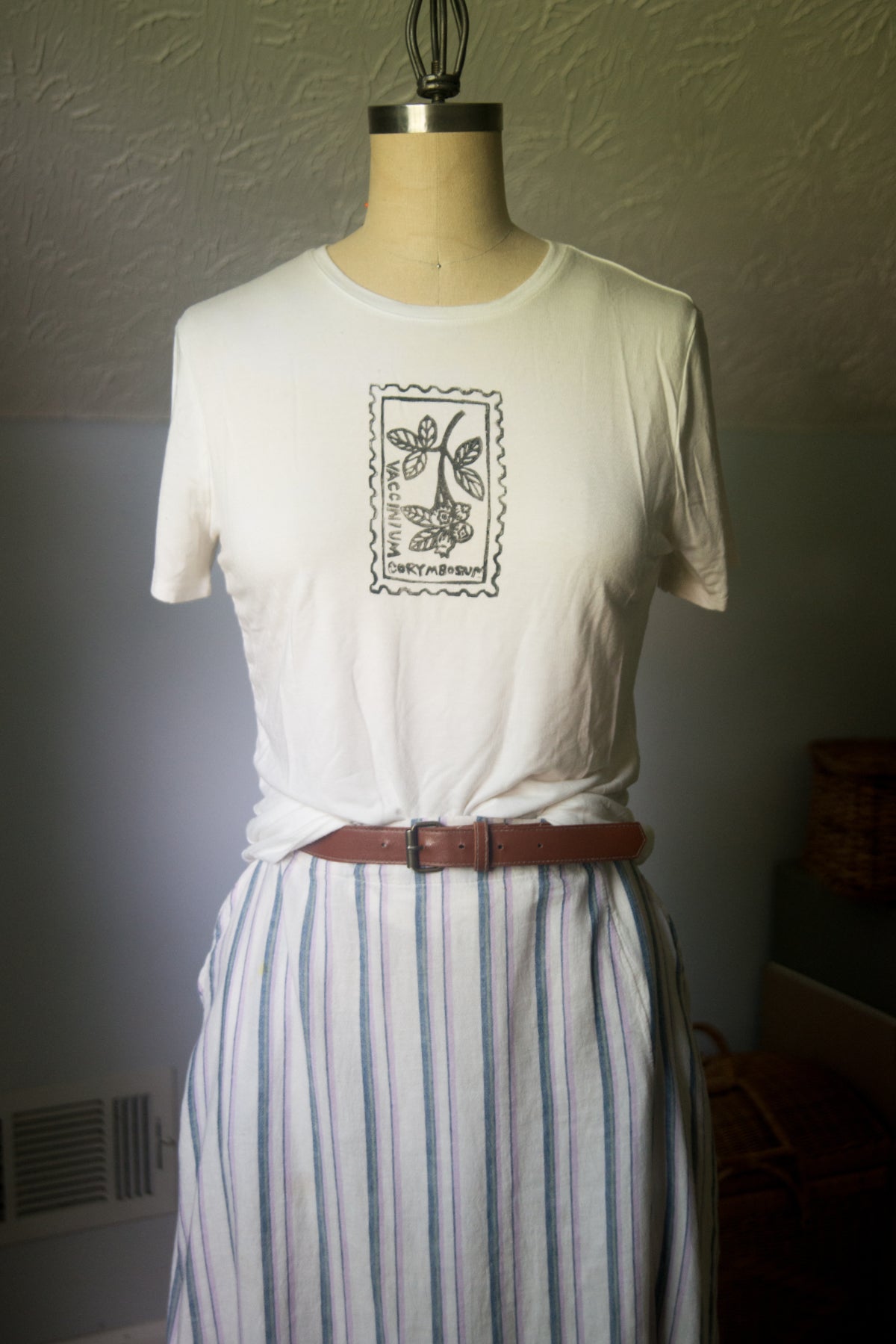 Blueberry Stamp Tee - XXS