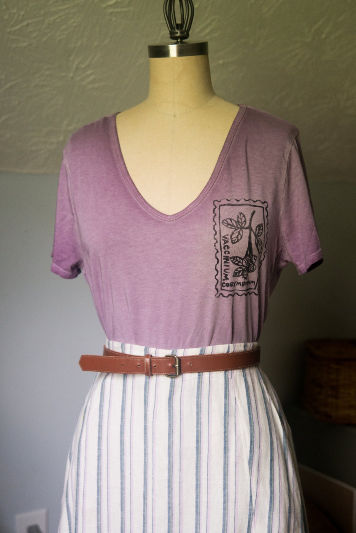 Blueberry Stamp Tee - Small