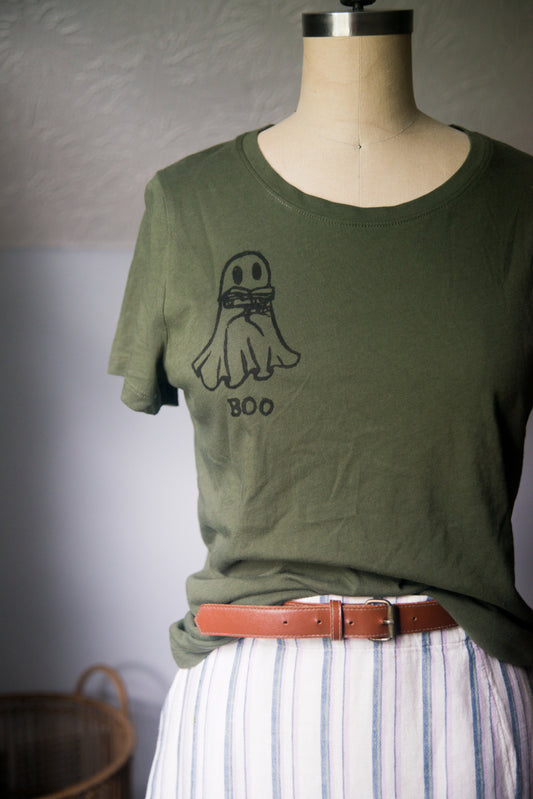 Boo Ghost Tee - SMALL