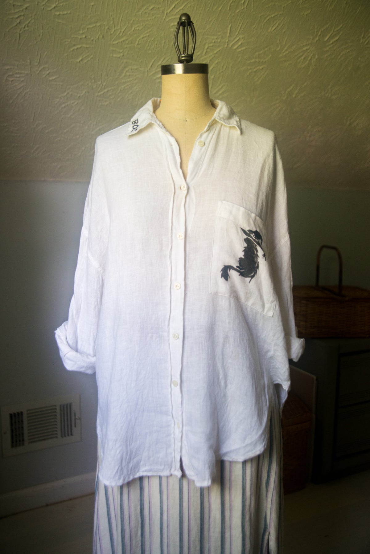 Witchy Cat Shirt- SMALL