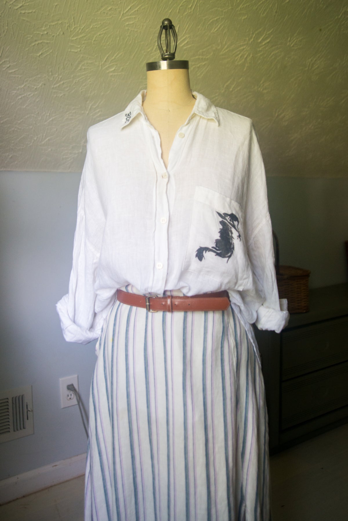Witchy Cat Shirt- SMALL