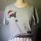 Santa Cat Tee - Small