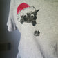 Santa Cat Tee - Small