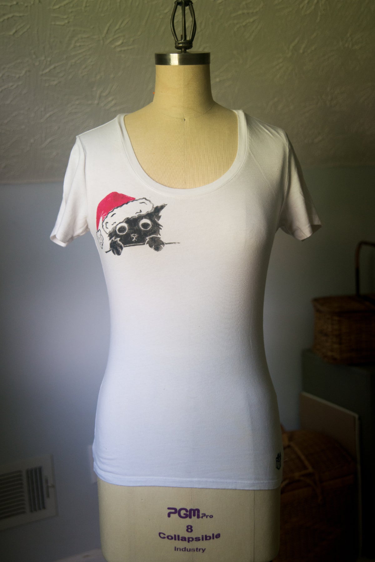 Santa Cat Tee - XXS
