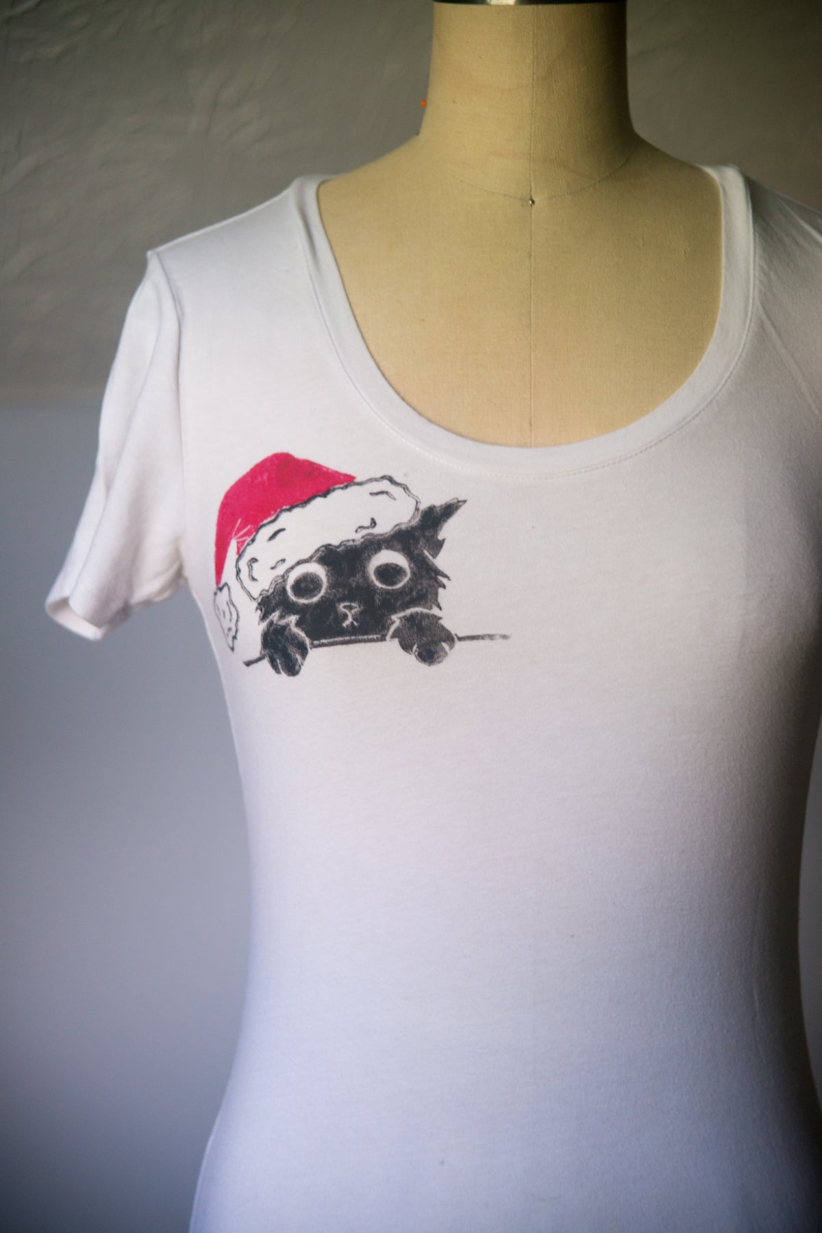 Santa Cat Tee - XXS