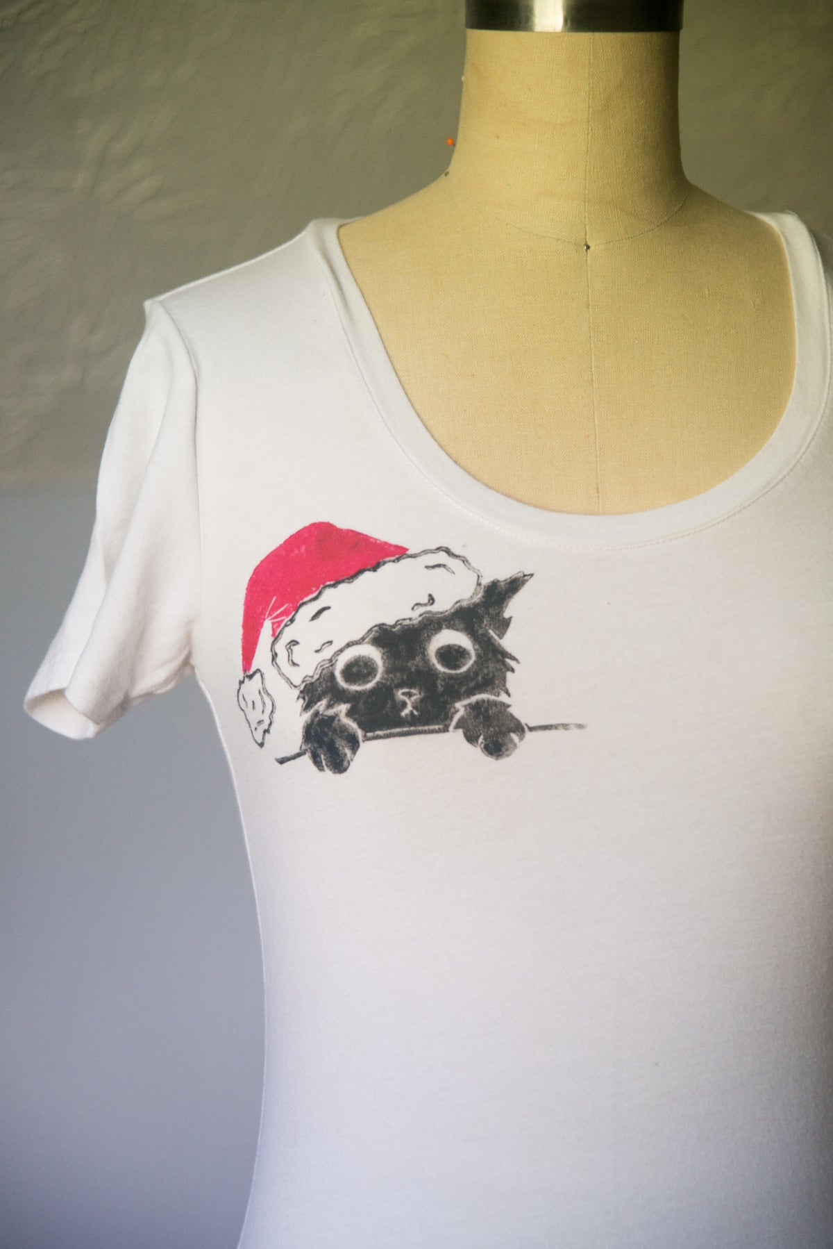 Santa Cat Tee - XXS