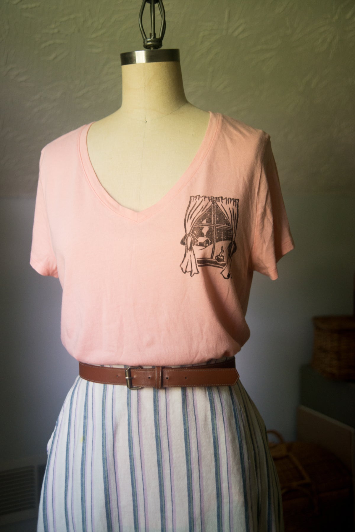 Cozy Winter Scene Tee - MEDIUM
