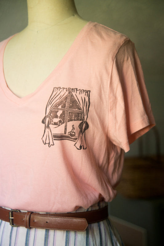 Cozy Winter Scene Tee - MEDIUM