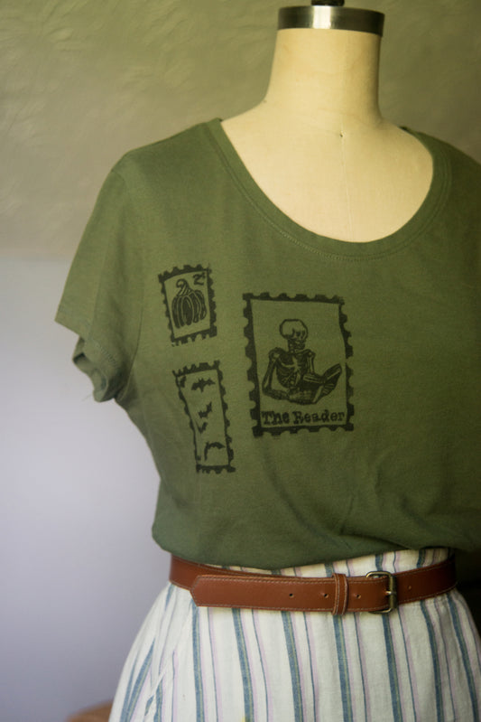 Halloween Stamp Tee- MEDIUM