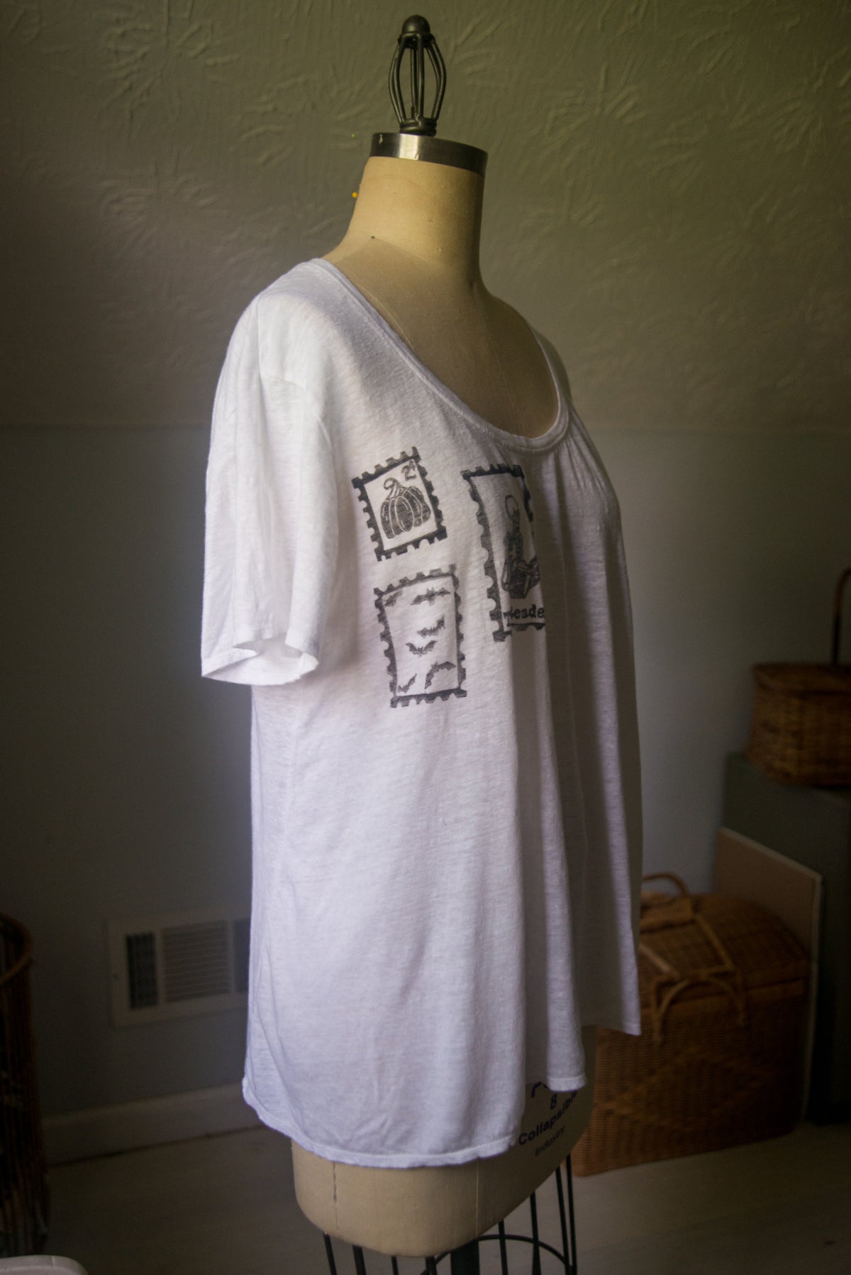 Halloween Stamp Tee- LARGE