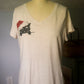 Santa Cat Tee - Medium