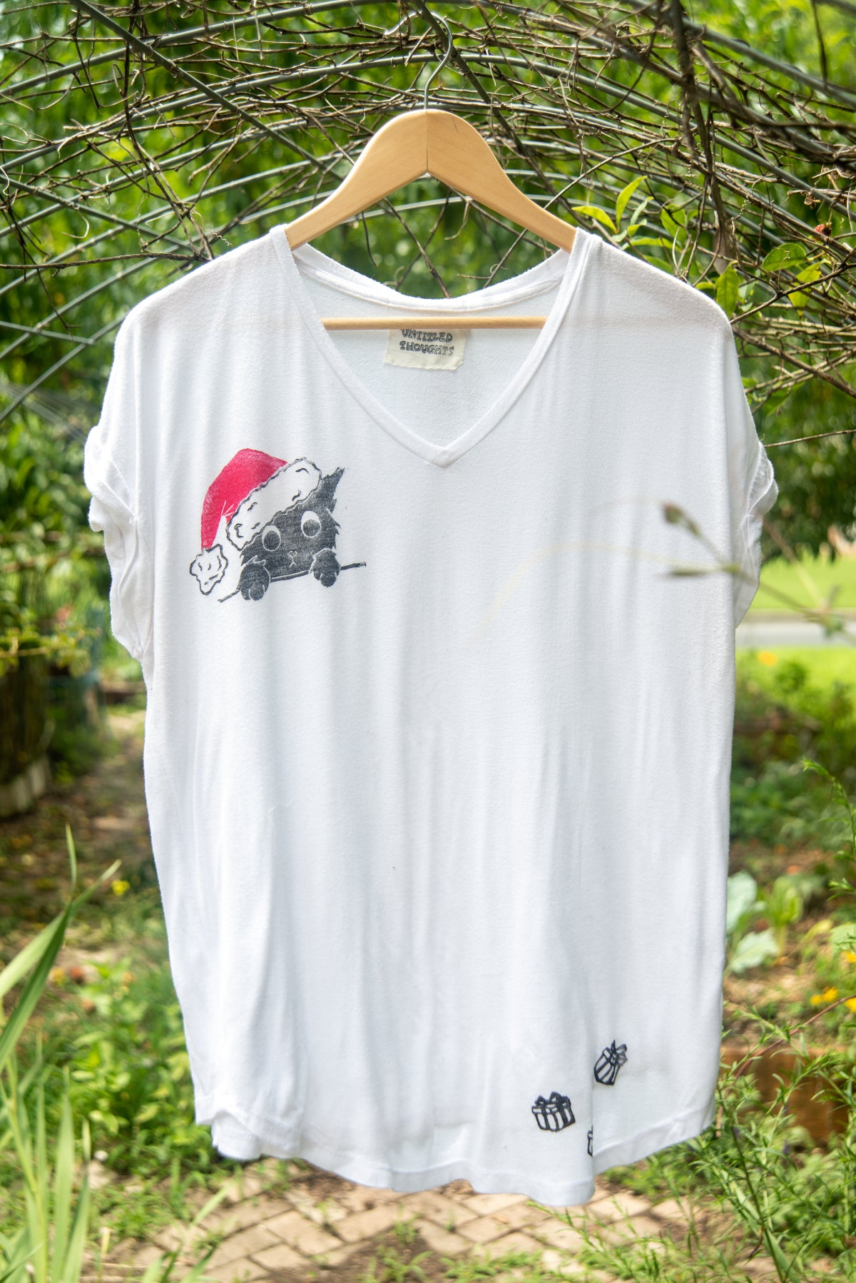 Santa Cat Tee - 1X