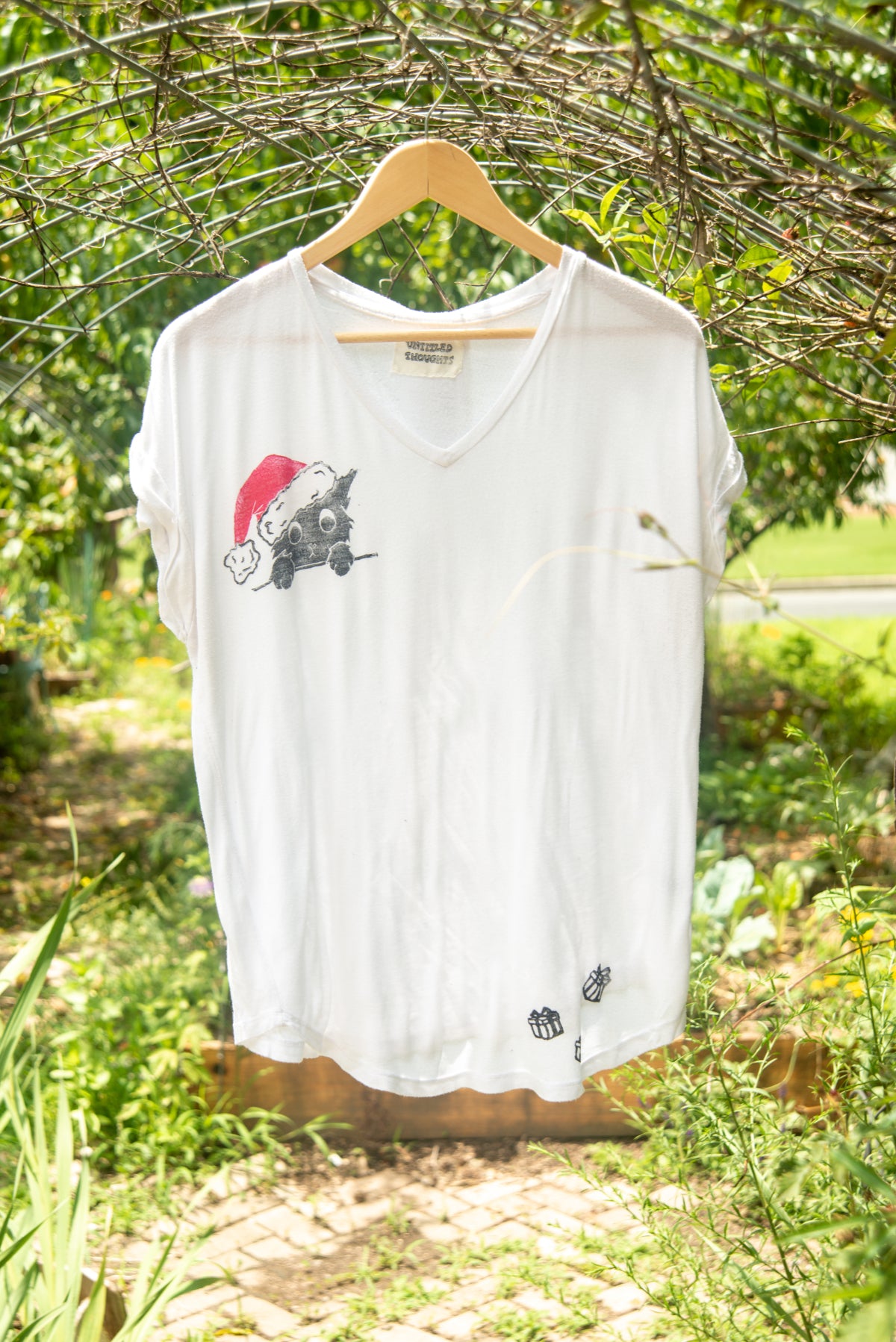 Santa Cat Tee - 1X