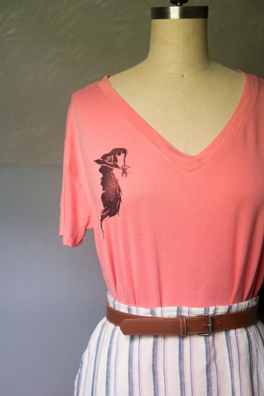 Witchy Cat Tee- MEDIUM