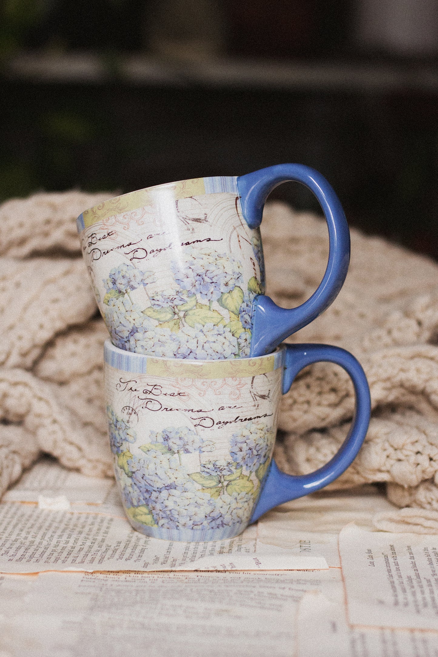 Blue Hydrangeas Mug