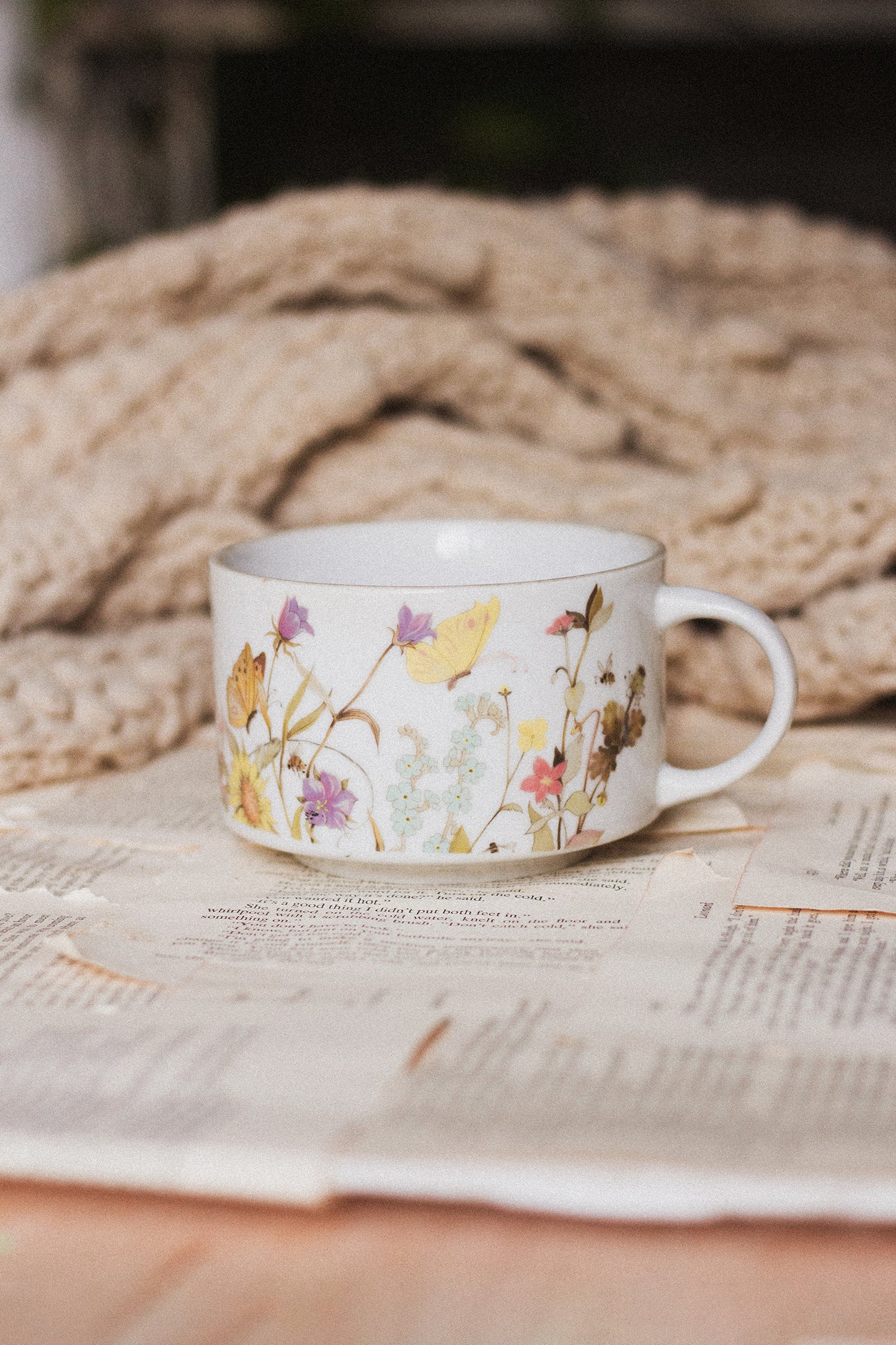 Flowers and Butterflies Mug