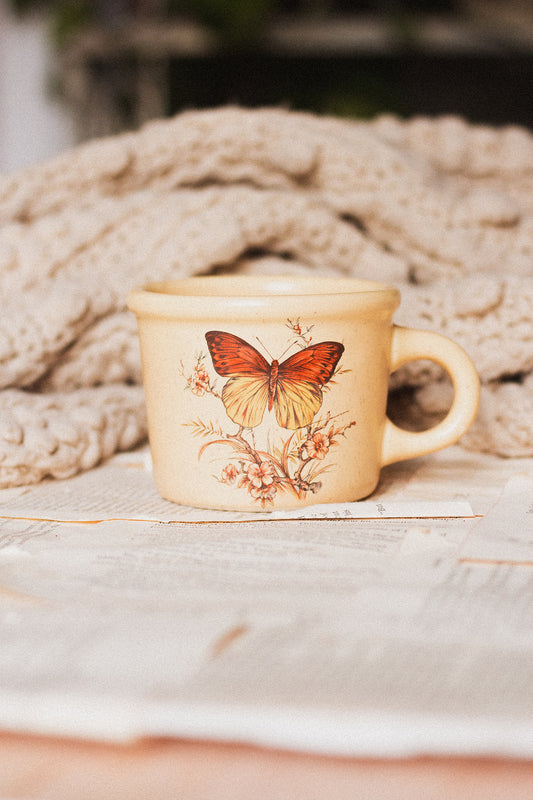 Yellow Butterfly Mug