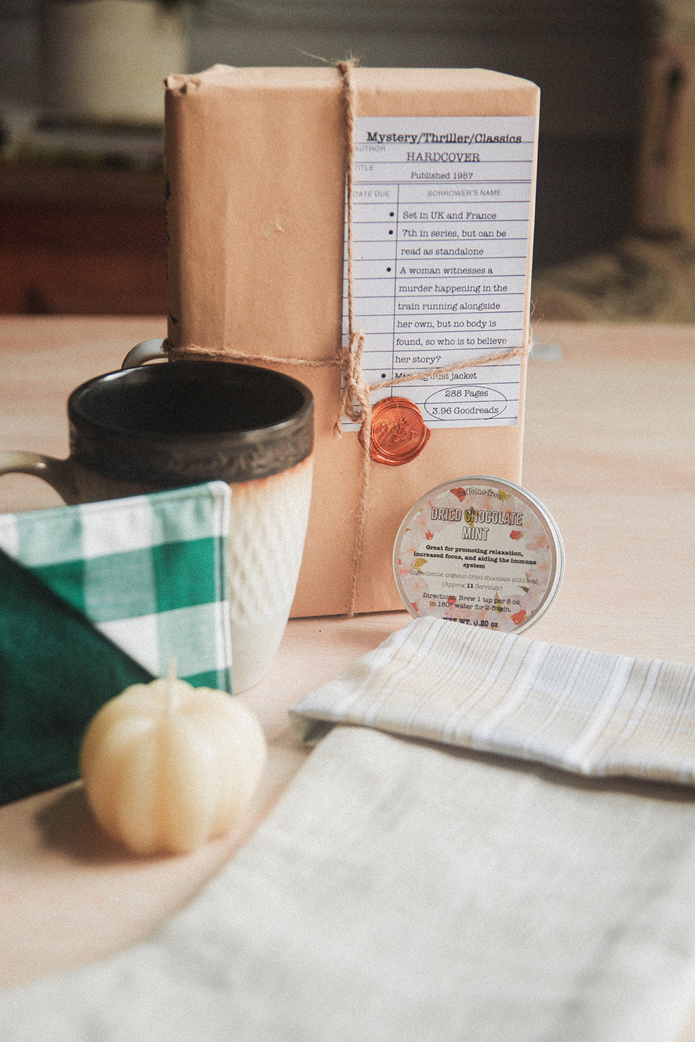 Large Linen Stocking Book Bundle