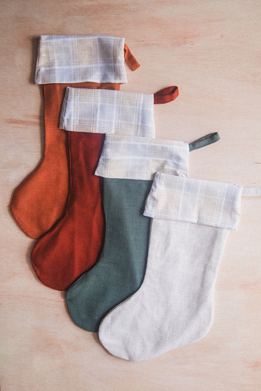 Large Linen Stocking