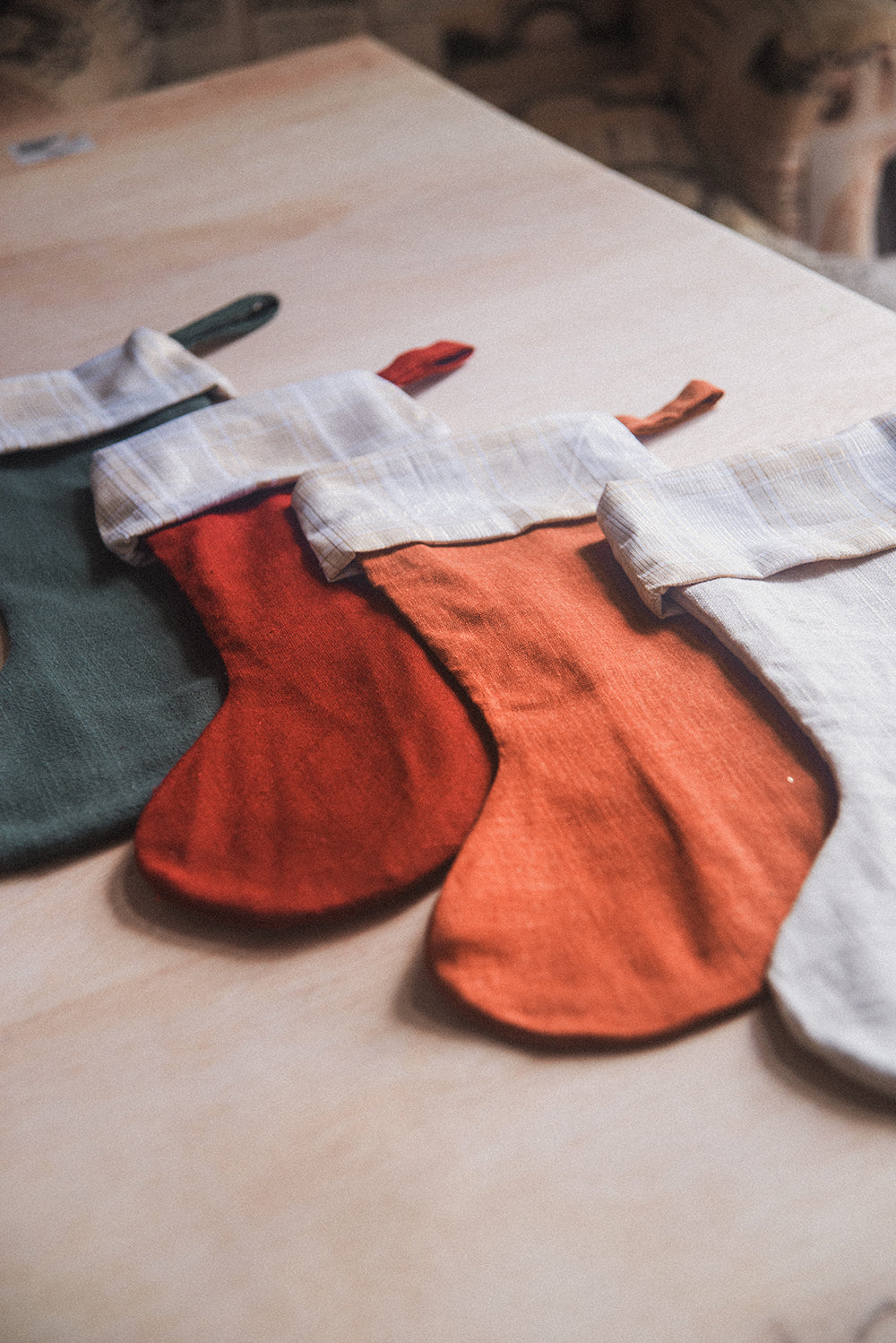 Small Linen Stocking