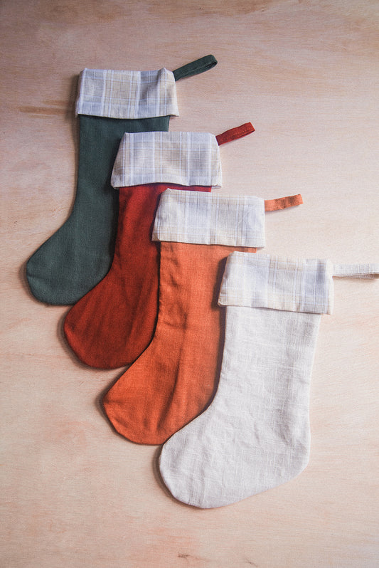 Small Linen Stocking