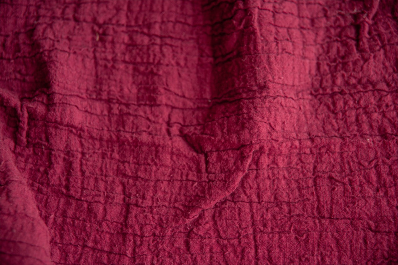 Double Gauze - Maroon