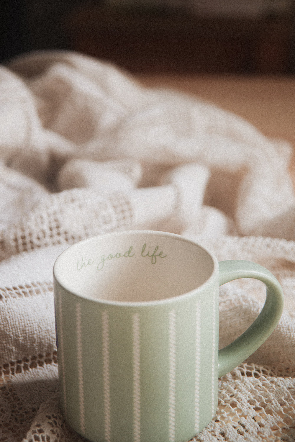 Mint Knit Mug