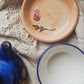 Rich Blue Floral Teapot + Mug Set