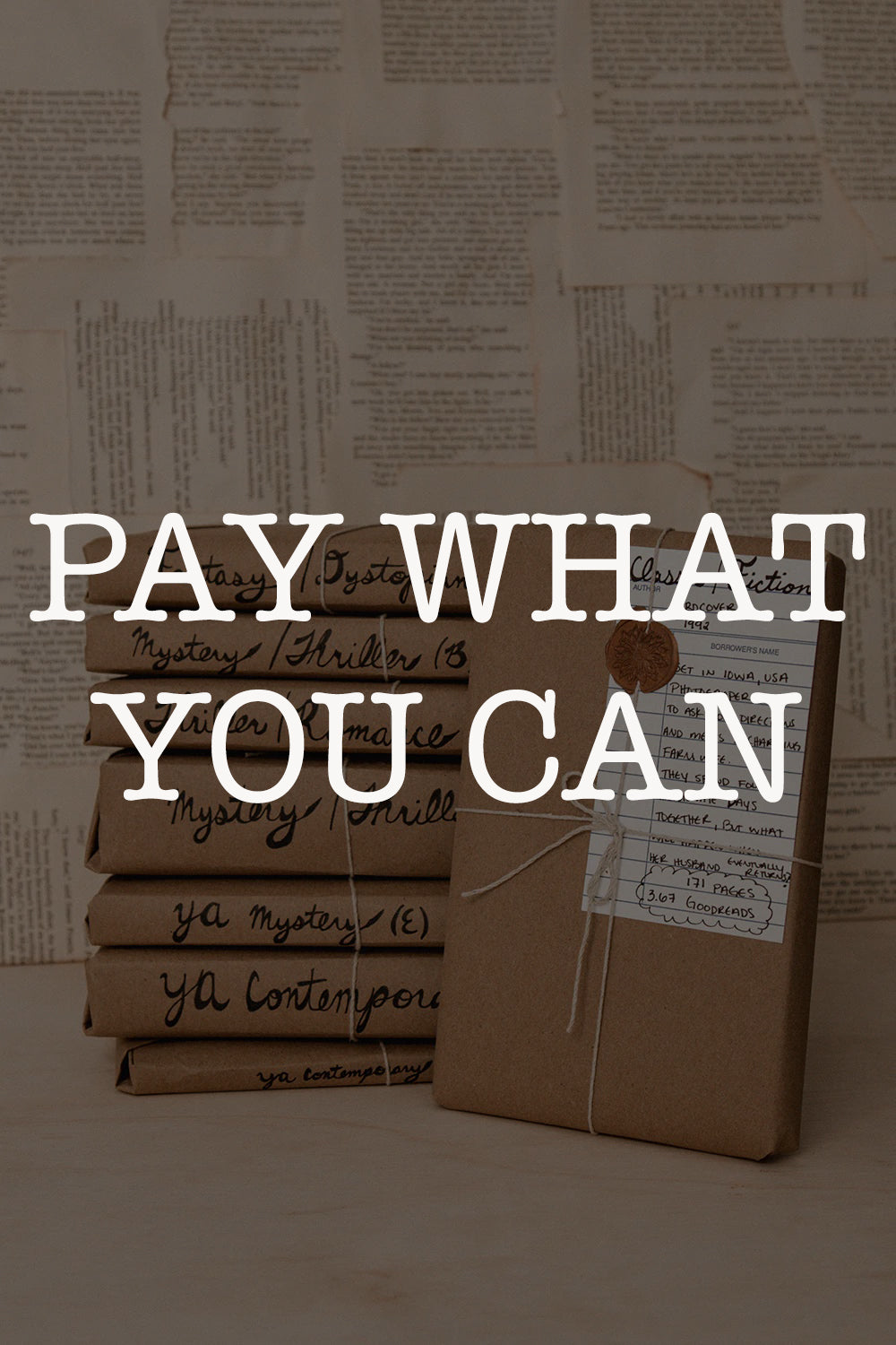 Surprise Date with a Book (Pay What You Can)