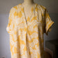 Secondhand Boxy Pineapple Print Shirt - Medium