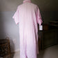 Yarn Dyed Pink Linen Dress - Medium / Large