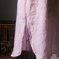 Yarn Dyed Pink Linen Dress - Medium / Large