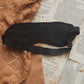 Black Puff Cats Sleep Mask