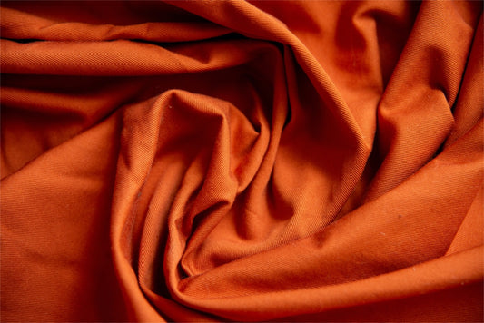 Organic Cotton Twill - Sweet Potato