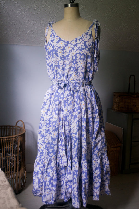 Linen Olive Dress - Medium / Large